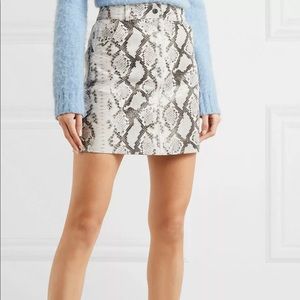 maje snake skirt